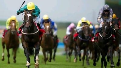 The victory of Fulbright, left, at Newmarket last week has been one of the few successes for Mark Johnston this season.