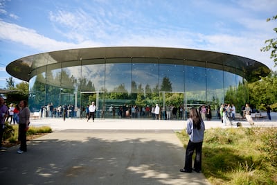 People arrive for Apple's special event at the Steve Jobs Theater in Apple Park in Cupertino, California, USA, 09 September 2026. The event is expected to feature announcements and presentations regarding Apple’s latest products and technologies. EPA / STAN OLSZEWSKI