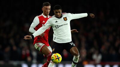 Ben White 6: Challenge on the in-form Rashford resulted in the game’s first yellow card in the first half which might explain his half-time substitution with the Gunners not taking risk of going down to 10 men with the game evenly poised. AP
