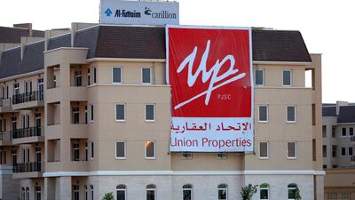 A residential project by Union Properties in Motor City, Dubai. Pawan Singh / The National