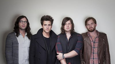 Members of the band Kings of Leon, Nathan Followill, Jared Followill, Matthew Followill and Caleb Followill. Victoria Will / AP photo