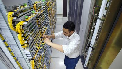 The World Bank says that better broadband can improve economic growth in the Mena region, as well as attract foreign direct investment. Andrew Henderson / The National