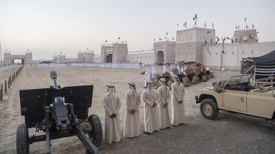 The Union March brought together thousands of people from tribes across the UAE after the National Day celebrations on Friday. Hamad Al Kaabi / Crown Prince Court - Abu Dhabi