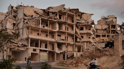 Rebel forces have started withdrawing their heavy weaponry back from the demilitarised zone in Idlib. AP