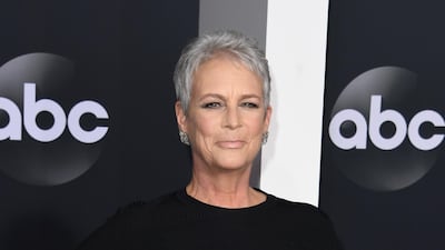 Jamie Lee Curtis arrives at the American Music Awards on Sunday, November 24, 2019, at the Microsoft Theatre in Los Angeles. AFP