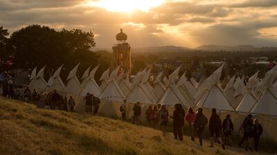 Organisers of Britain's Glastonbury Festival announced on January 21, 2021 they had been forced to cancel the music event for the second year in a row because of the coronavirus pandemic. AFP