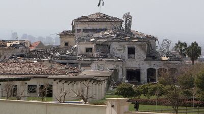 The US Treasury Department said the new sanctions were in response to a series of attacks, including a missile strike on Erbil in northern Iraq, above. Reuters