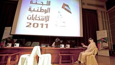 Salim bin Huwaidan of Al Dhaid was among 129 Emiratis to sign up as candidates for the country's Federal National Council elections on the first day of registration.