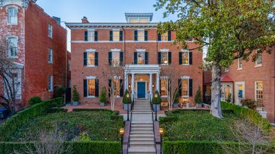 The main house built in Federal style is an amalgamation of three properties on N Street NW in Georgetown, Washington, DC. Photo: Sotheby’s International Realty