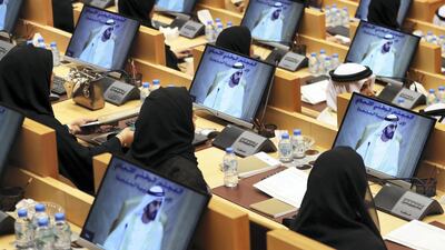 A record number of Emiratis cast their votes on FNC election day last month.