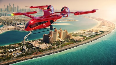 Embraer's Eve and Dubai-based Falcon Aviation Services have signed a letter of intent for up to 35 eVTOL aircraft. Photo: Eve