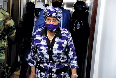 Former Liberian President Ellen Johnson Sirleaf says poorer countries must be given accss to vaccines. AFP.