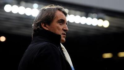Roberto Mancini had noted United’s opponents registered 91 chances at goal in their previous five games, so opted for attacking line-up.