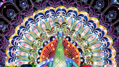 This intricate peacock is a centrepiece of the fifth season. Chris Whiteoak / The National