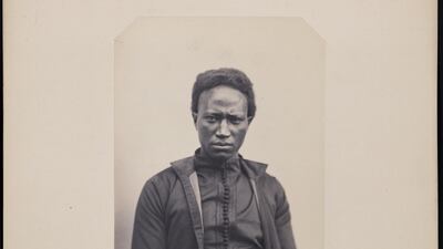 Mostapha Ahmed (aged 21). Photo: musée du quai Branly – Jacques Chirac, Dist. RMN – Grand Palais image musée du quai Branly – Jacques Chirac