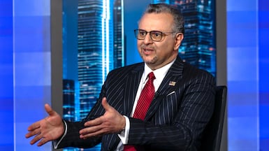 Massad Fares Boulos, US Senior Adviser for Arab and African Affairs. Victor Besa / The National