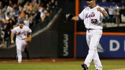 After 51 years, 32 one-hitters and 134 pitches from Johan Santana, left, the New York Mets finally had a no-hitter to call their own.