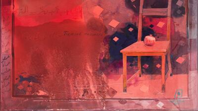 The Chair, 2012, Watercolour on paper