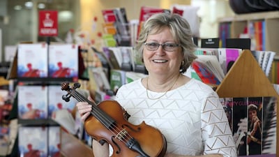 Carolyn Belsey Morton owner of The Music Room in The Beach Centre, Dubai. Picture by Chris Whiteoak/The National
