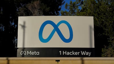 Meta's revenue dropped nearly 4 per cent annually to $32.1 billion in the fourth quarter of last year. AP