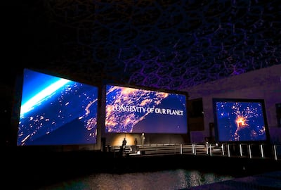The event at the Louvre Abu Dhabi. Victor Besa / The National