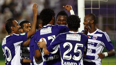 Al Ain won the Pro League title in back-to-back seasons. Satish Kumar / The National