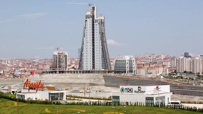 The $2.8 billion Istanbul International Financial Center project. Kerem Uzel / Bloomberg