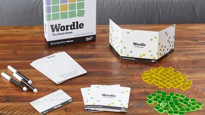 'The New York Times' and Hasbro have teamed up to launch a board game version of the hugely popular website-only game Wordle. Photo: Hasbro