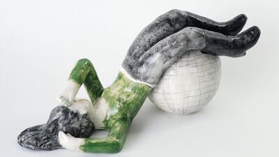 Ceramic figurine by French sculptor Clementine De Chabaneix at Comptoir 102