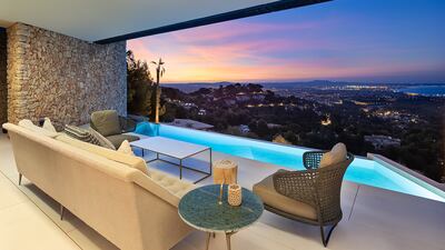 A stunning view from the south-facing property.