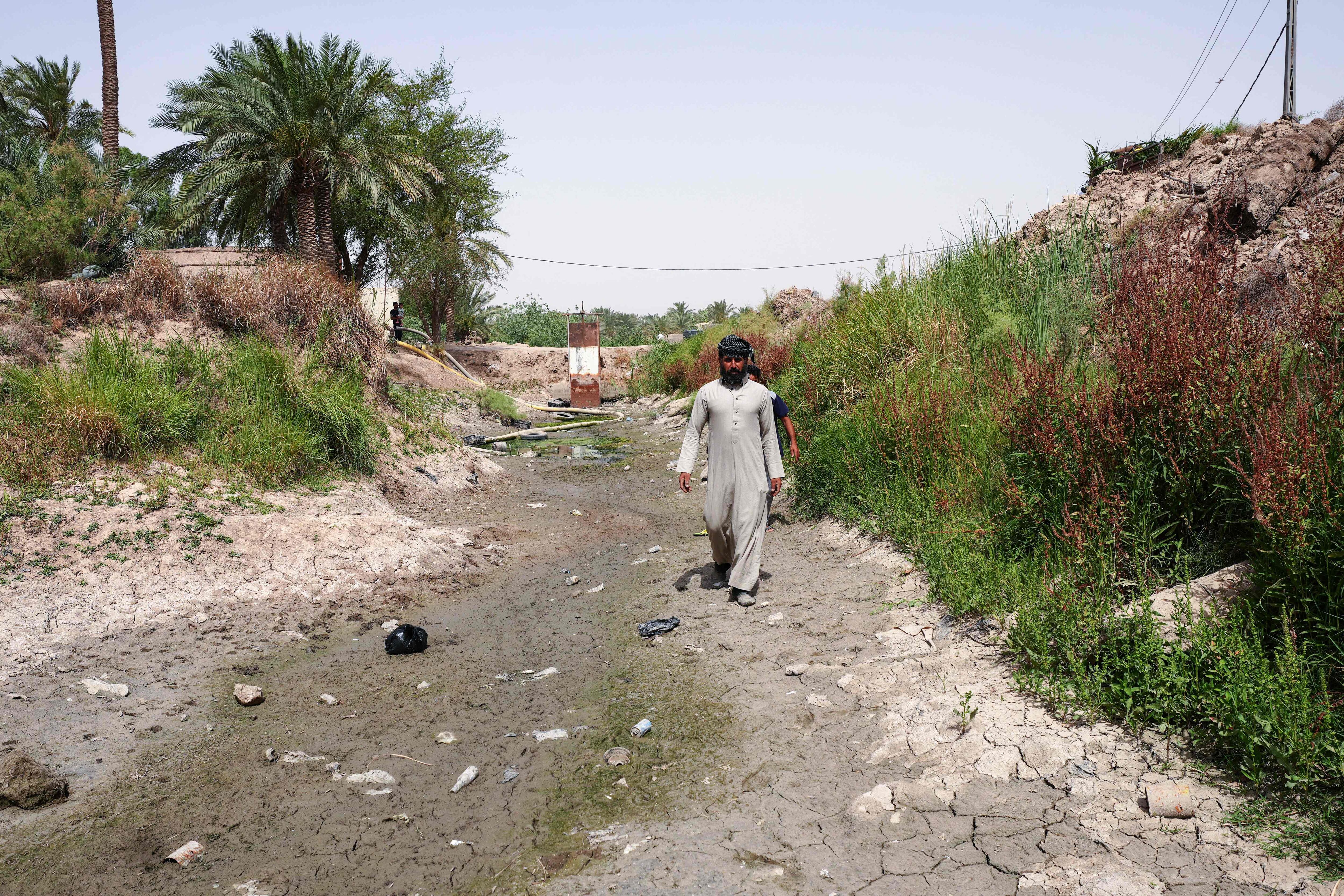 Waterways in Mishkhab are more thoroughfares than sources of vital supplies as poor winter rains fail to replenish groundwater