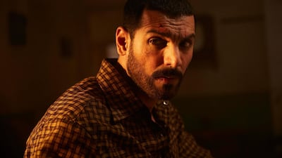John Abraham as Akbar in 'Romeo Akbar Walter'. He plays three characters in the movie. Courtesy Viacom18 Media