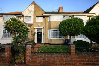 The Akhras family home in Acton, west London. Getty Images