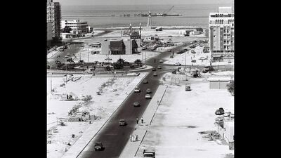 The Corniche end of Airport Road, at the intersection with Al Ittihad Square. Shaukat Ali Sufi Muhammad / Al Ittihad