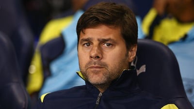 Tottenham manager Mauricio Pochettino observes his team during their 1-1 draw with Besiktas in the Europa League at midweek. Ian Walton / Getty Images / October 2, 2014