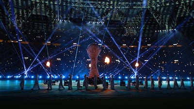 Ceremony before the game at King Abdullah Sports City Stadium. Reuters