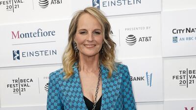 Actress Helen Hunt attends the opening night premiere of 'In The Heights'. EPA