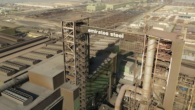 Emirates Steel plant in Musaffah, Abu Dhabi. The company is planning to purchase 1 million tonnes of local scrap annually.