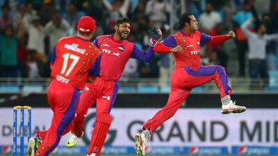 Naved-ul-Hasan’s hat-trick for Gemini Arabians snuffed any hopes Leo Lions had for making a comeback. Francois Nel / Getty Images