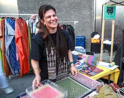 Amal Al Nashif is a volunteer for Lebanese NGO Inaash. Victor Besa / The National