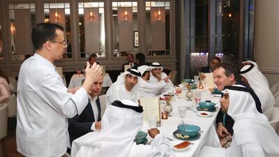 Ministry officials dine on underutilised cuts of meat and overripe fruits. Courtesy: Environment Ministry