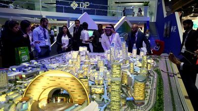 The Mall of the World will be the world’s first temperature-controlled city, which will be built along Sheikh Zayed Road in Dubai, and will be capable of receiving 180 million visitors a year. Marwan Naamani / AFP