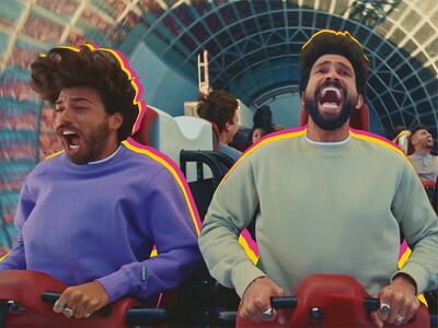 The music video of 'Stayin On Yas' was recorded in various Yas Island destinations, including Ferrari World and Yas Mall. Courtesy Yas Island