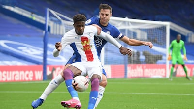 Wilfried Zaha – 6. Could barely stay on his feet in the first half – no, not from incessant diving but the slick surface. More involved in the second half but never really threatened. AFP