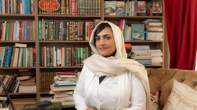 Emirati author Reem Al Kamali has been shortlisted alongside nine other authors. Antonie Robertson/The National