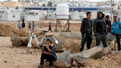 Syrian refugees at the Al Zaatri refugee camp, in the Jordanian city of Mafraq, near the border with Syria. REUTERS/Muhammad Hamed