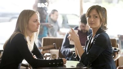 Leighton Meester, left, and Minka Kelly star in The Roommate.