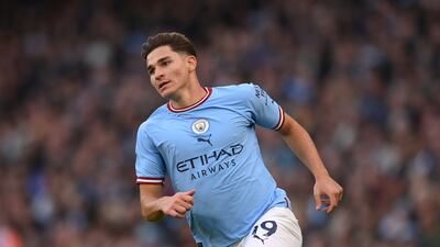 SUBS: Julian Alvarez (Haaland, 46) - 6. Worked hard but City relaxed style of play meant he didn't really have a chance to trouble the Foxes defence. Getty