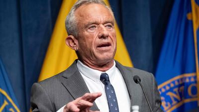 Robert F Kennedy Jr, the US Health Secretary, is an outspoken vaccine sceptic. AFP