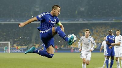 Dynamo Kiev v Chelsea . Chelsea's John Terry in action. Reuters